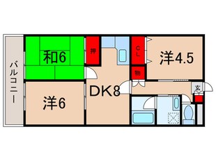 パティオイチヒロの物件間取画像